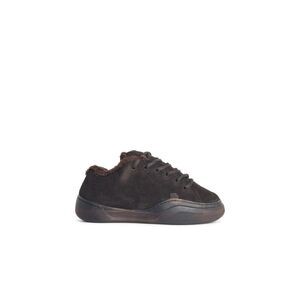 Erl 'Vamp' Muddy Leather Sneakers Men